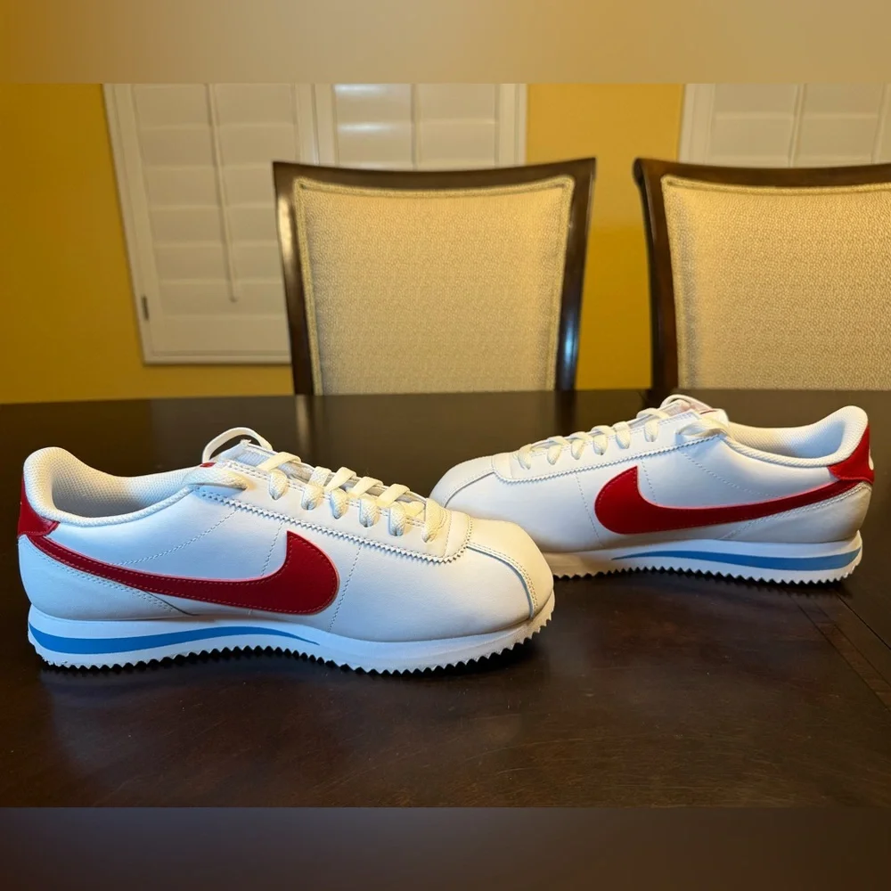 New Nike Cortez Forest Gump White Red Sneaker Shoes Size US 11.5 - Picture 12 of 14